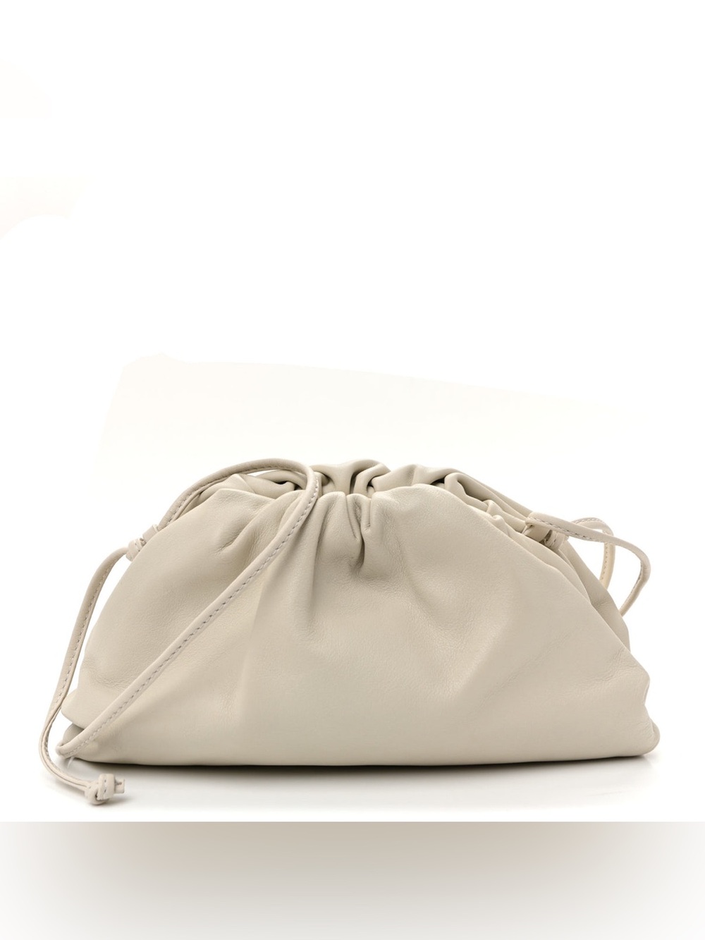 ‘Bottega Veneta ‘Nappa Leather Mini Pouch Clutch Bag’